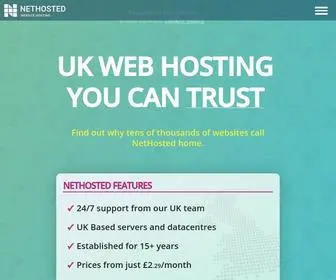 Nethosted.co.uk(Nethosted) Screenshot