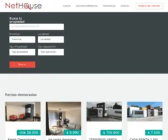 Nethouse.com.mx(Renta y venta de Casas) Screenshot