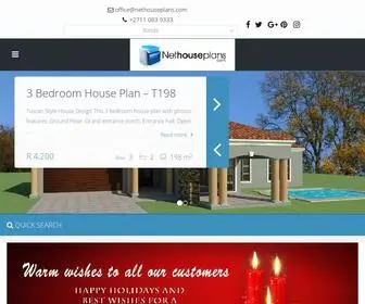 Nethouseplans.com(South African House Plans For Sale) Screenshot