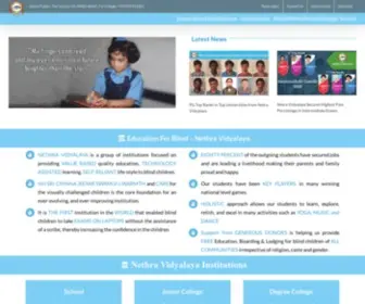 Nethravidyalaya.org(Nethra Vidyalaya) Screenshot