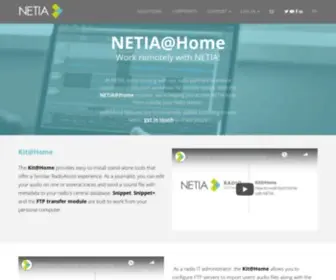Netia.net(Logiciels de gestion diffusion de contenus audiovisuels Média Asset Management CMS Automation radio) Screenshot