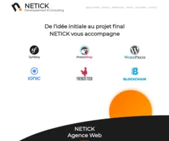 Netick.fr(Agence web (Bayonne Biarritz Anglet)) Screenshot