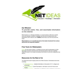 Netideasllc.com(Web Solutions) Screenshot