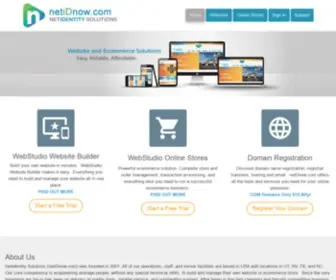 Netidnow.com(Create a website in minutes) Screenshot