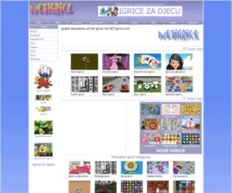 Netigrice.com(Online igrice) Screenshot