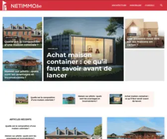 Netimmo.be(Retrouvez les aides d'experts en construction et en immobilier sur netimmo) Screenshot
