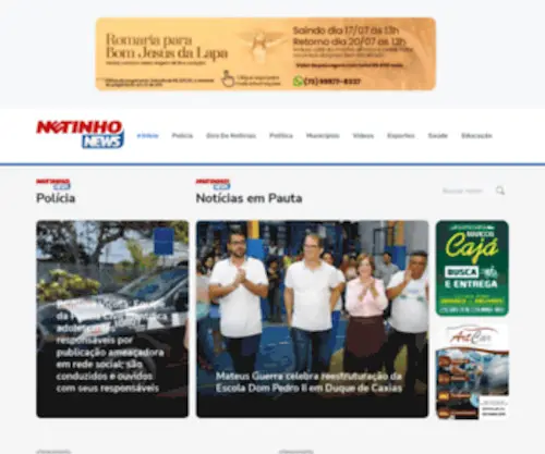 Netinhonews.com.br(Netinho News) Screenshot