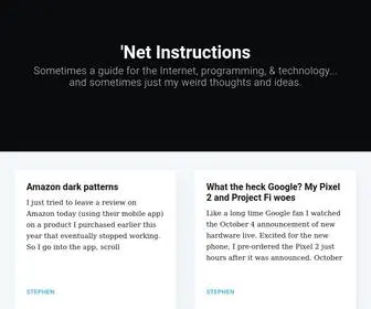 Netinstructions.com('Net Instructions) Screenshot