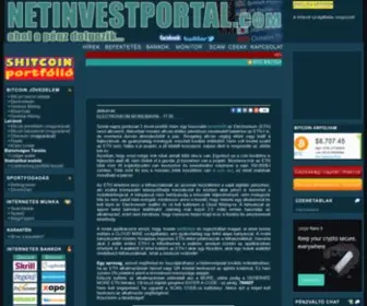 Netinvestportal.com(PĂŠnzkeresĂŠs) Screenshot