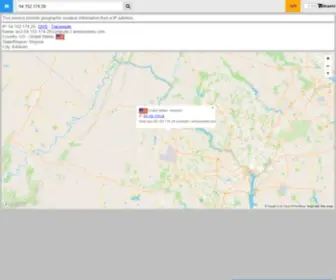 Netip.de(Geolocation for Internet services) Screenshot