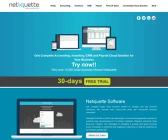 Netiquette.asia(Netiquette Software Asia) Screenshot
