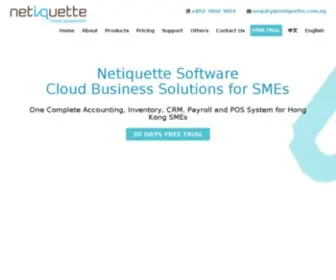 Netiquette.hk(Cloud Business Solutions) Screenshot