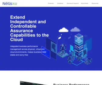 Netis.com(Extend Independent and Controllable Assurance Capabilities to the Cloud) Screenshot