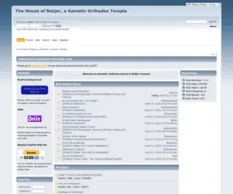 Netjer.org(The Kemetic Orthodox House of Netjer) Screenshot