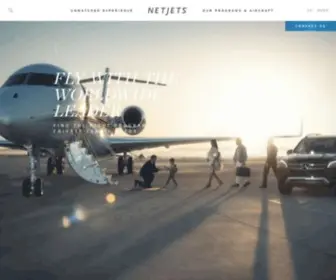 Netjets.com(World's Leading Private Jet Company) Screenshot