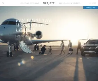 Netjetseurope.com(A Private Jet Company) Screenshot