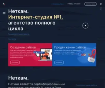 Netkam.ru(Создание сайтов и продвижение сайтов в Набережных Челнах) Screenshot