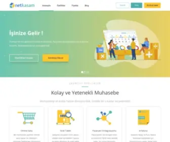 Netkasam.com(E-Ticaret ve Pazaryeri Entegrasyonlarıyla Kolay Ön Muhasebe Çözümleri) Screenshot
