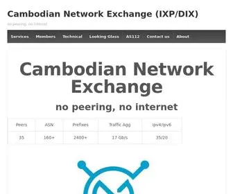 Net.kh(Cambodian Network Exchange (IXP/DIX)) Screenshot