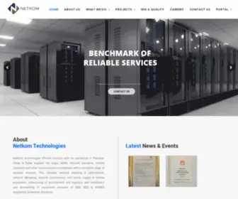 Netkom.com.pk(Technologies) Screenshot