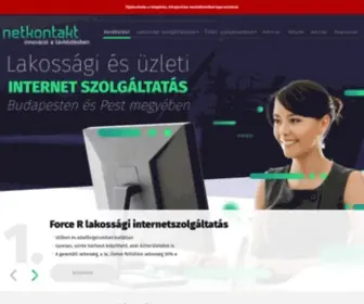 Netkontakt.hu(Lakossági és üzleti internet szolgáltatás) Screenshot