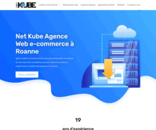 Netkube.net(Net Kube : Web Agence Création Site internet à Roanne 42) Screenshot