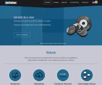 Netlabor.hu(Honlap tervezés) Screenshot