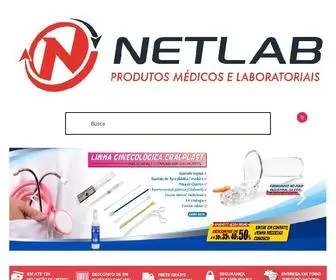 Netlabshop.com.br(NETCARE) Screenshot