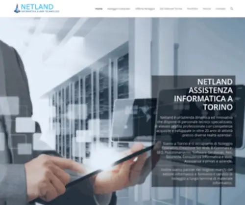 Netland.it(Vendita e assistenza computer a Torino) Screenshot
