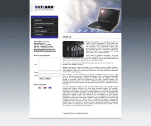 Netlandcomputers.com(Netlandcomputers) Screenshot