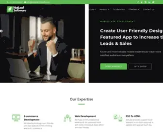 Netleafinfosoft.com(Netleaf Software) Screenshot