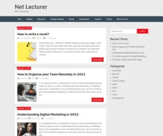 Netlecturer.com(Net Lecturer) Screenshot