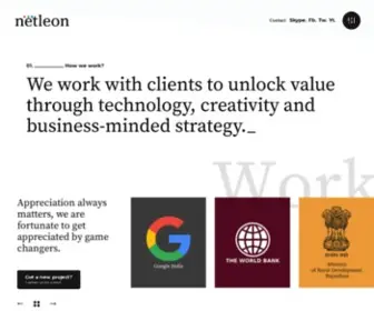 Netleon.com(Mobile Apps & Website Development Company) Screenshot