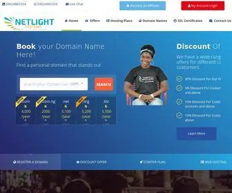 Netlightsystems.com(Reliable & Cheap Web Hosting in Nigeria) Screenshot