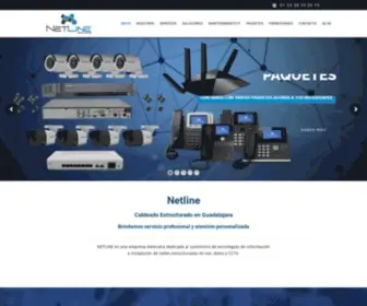 Netline.mx(Cámaras de seguridad en Guadalajara) Screenshot