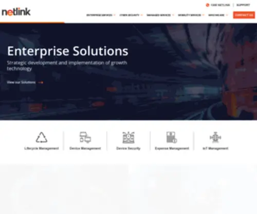 Netlink.com.au(Managed IT Services) Screenshot