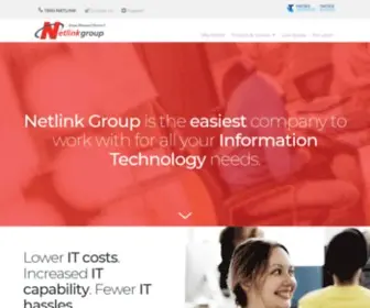 Netlinkgroup.com.au(Managed IT Services) Screenshot