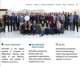 Netlinks.af(Odoo Enterprise Resource Planning (ERP) Solutions & Software Development in Afghanistan) Screenshot