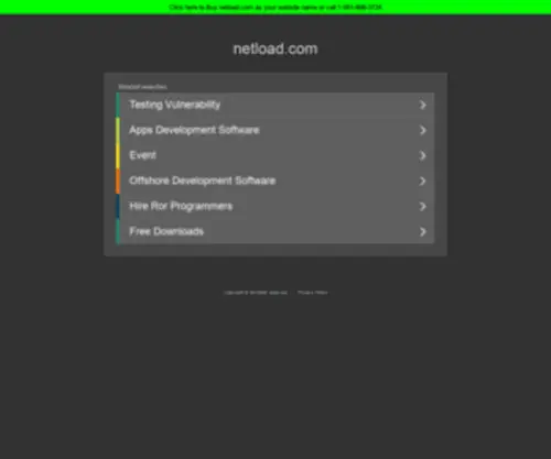 Netload.com(The Leading Net Site on the Net) Screenshot