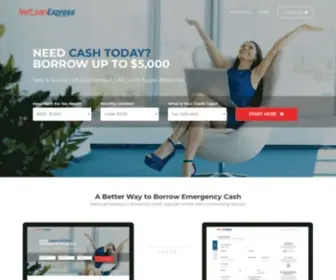 Netloanexpress.com(Personal Loans Online) Screenshot