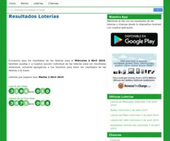 Netloteria.com(Loterias de hoy) Screenshot