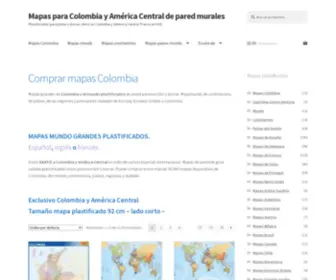 Netmaps.co(Comprar mapas de Colombia y el Mundo plastificados) Screenshot