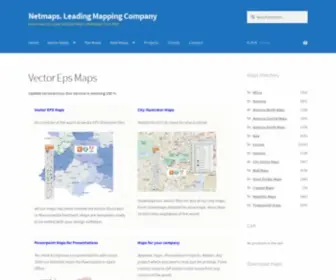 Netmaps.net(Vector Illustrator Eps & Wall Maps for companies) Screenshot