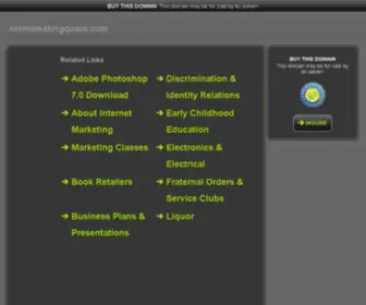 Netmarketingquest.com(澳门十大信誉平台网站) Screenshot