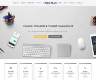 Netmaxtech.com(6 months 6 weeks industrial training in chandigarh) Screenshot