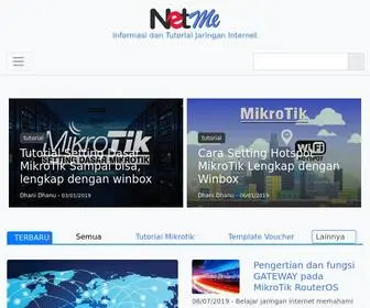 Netme.id(Artikel dan Tutorial Jaringan Internet) Screenshot
