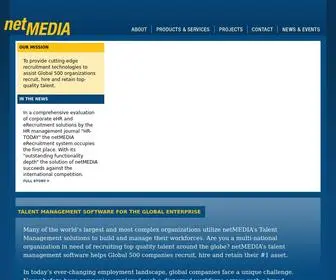 Netmedia1.com(Globally Leading HR Solutions) Screenshot