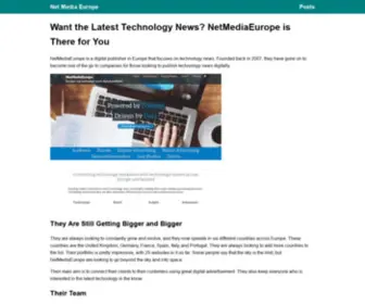 Netmediaeurope.co.uk(NetMediaEurope) Screenshot