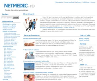 Netmedic.ro(Portal de cultura medicala) Screenshot