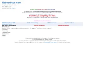 Netmedicos.com(PLAB) Screenshot